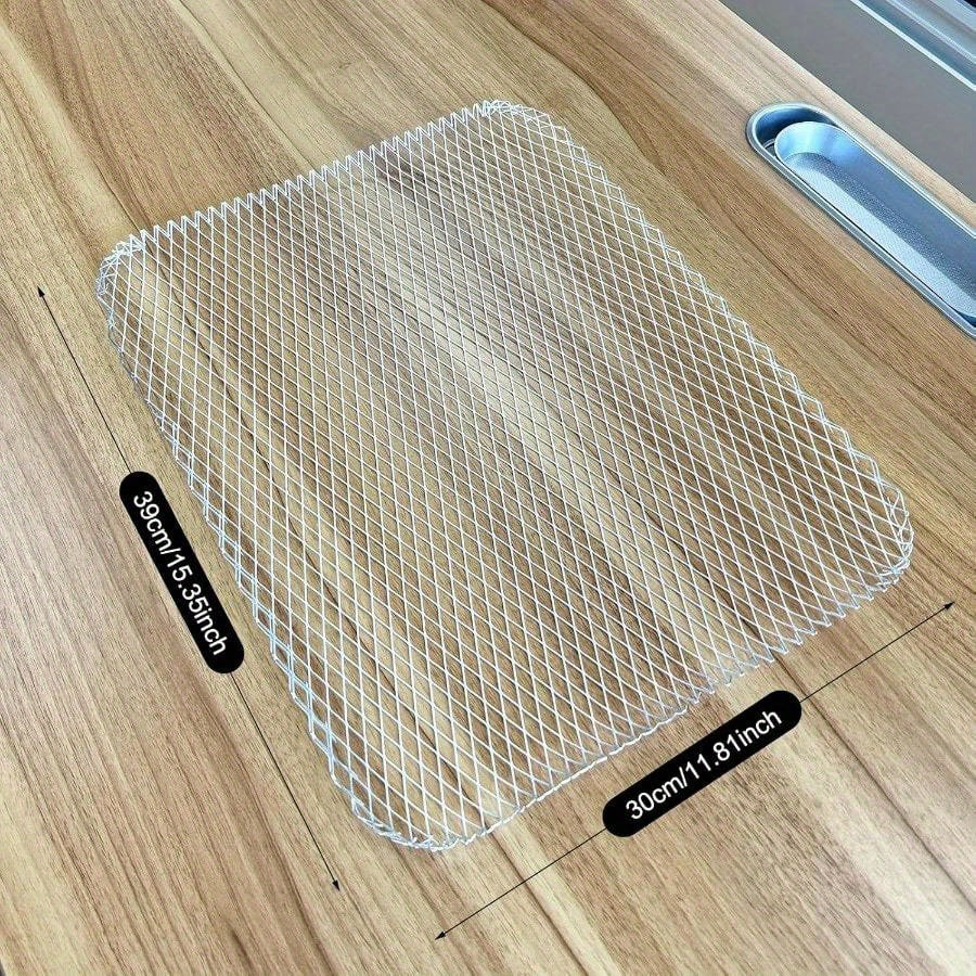 20 pieces of non-stick BBQ grill mesh mats and disposable grill pans for BBQ.