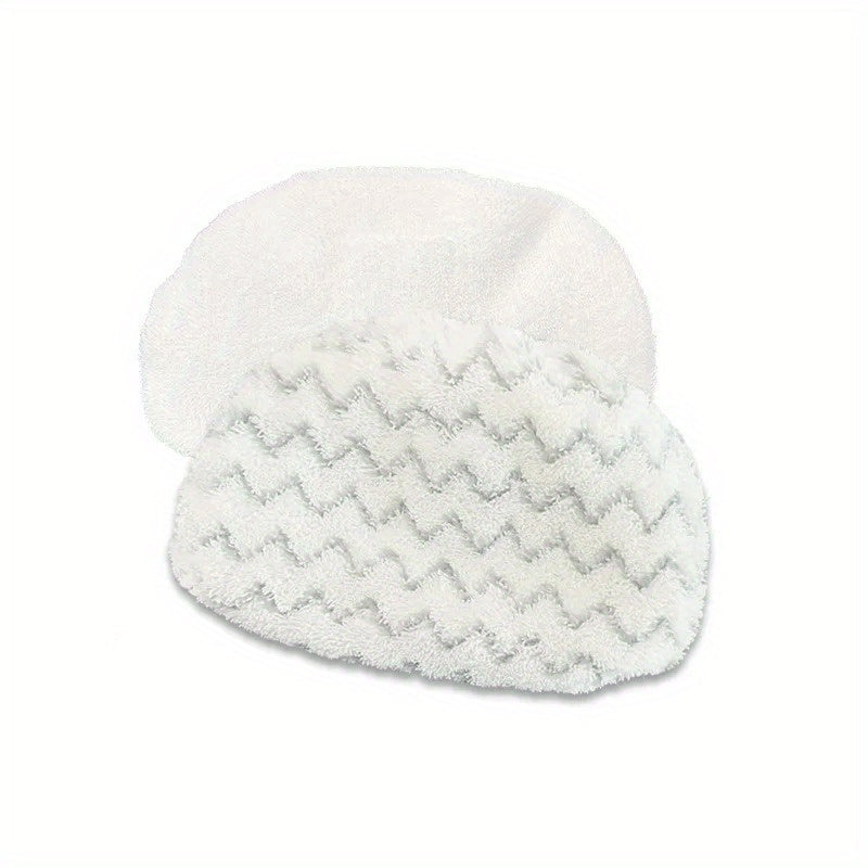 4 pieces of washable microfiber mop pads designed for Bissell Powerfresh models 1940, 1544, 1440, 1544A, 2075A, 1806, and 5938. These pads are compatible with steam vacuums and are a replacement part for Bissell vacuum cleaners.