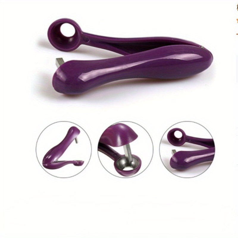 Fruit RV Kitchen Pitter Remover removes pits from olives and cherries.