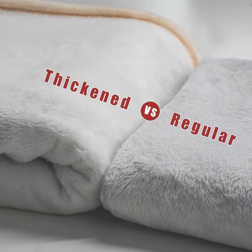 Soft, warm, and personalized flannel fleece throw blanket, perfect for adding a unique touch to your home decor. Customize with your own photos and text for a one-of-a-kind gift for all occasions. Made of high-quality polyester for a plush feel, this