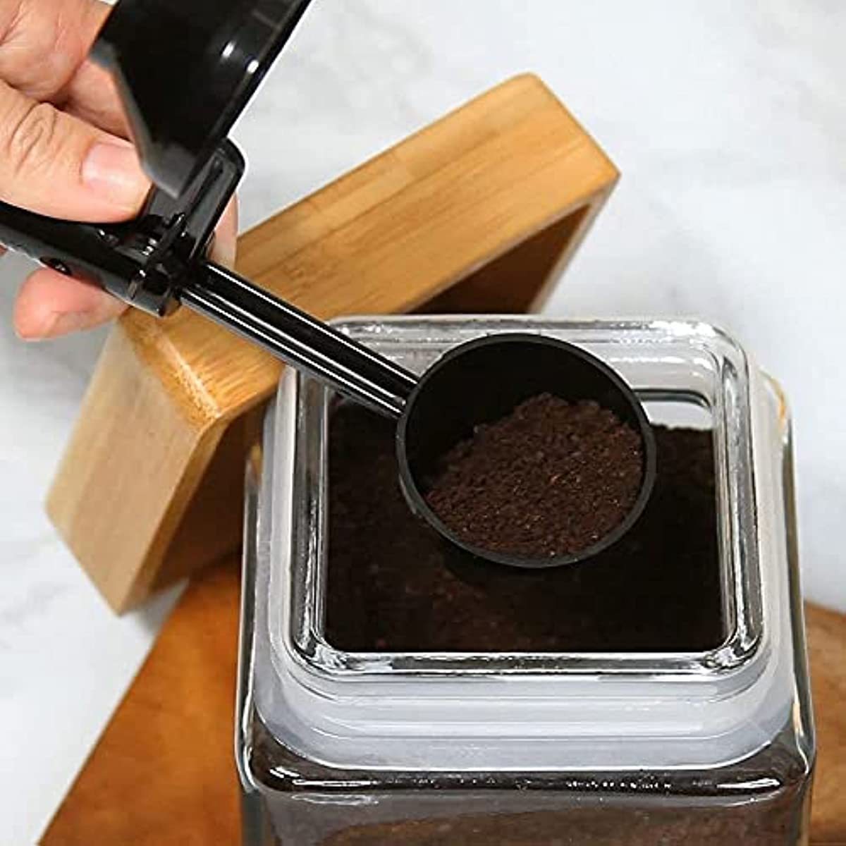 Plastic Coffee Measuring Scoop - Versatile and Long-lasting Kitchen Tool for Measuring Coffee Grounds and Powder