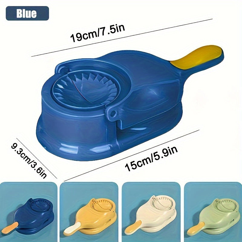 Multifunctional Plastic Dumpling Maker - Create Perfect Dumplings, Tortillas, and More with this Food-Safe Kitchen Tool, Manual Dough Press