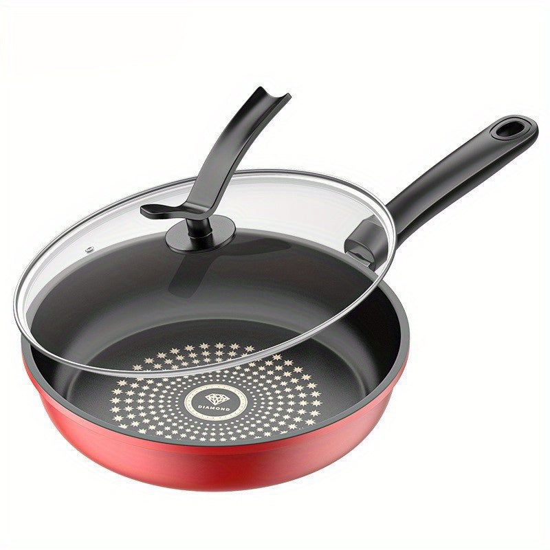 Multi-functional Non-Stick Cast Iron Skillet - Ideal for Cooking Eggs, Pancakes, and More - Works with Induction and Gas Stoves - Simple to Clean