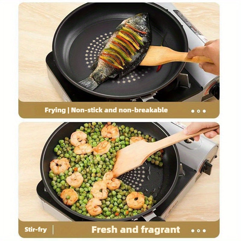 Multi-functional Non-Stick Cast Iron Skillet - Ideal for Cooking Eggs, Pancakes, and More - Works with Induction and Gas Stoves - Simple to Clean