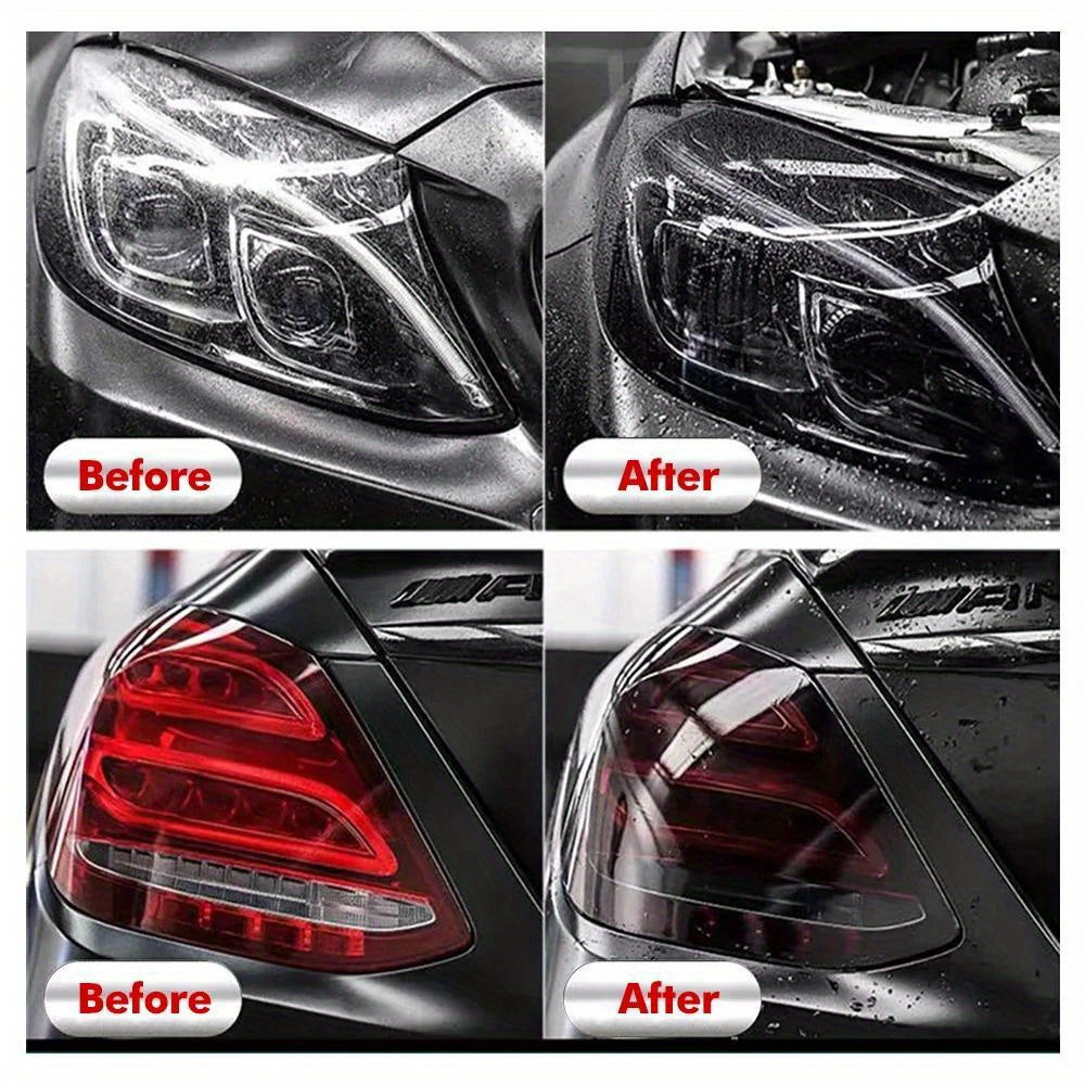 Durable, scratch-resistant headlight and taillight tint film made of premium PVC vinyl for easy installation and transparent protection.