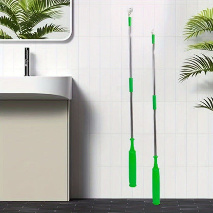 The Easy-Wring Spin Mop Head allows for hands-free washing and can be used for both dry and wet cleaning. Ideal for cleaning your kitchen, bedroom, living room, and bathroom.