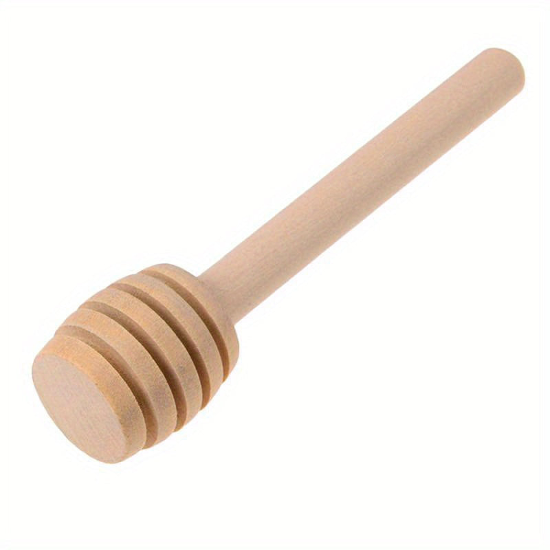 6-Inch Gourmet, High-Quality Wooden Honey Dipper - Perfect for Mixing, Serving Coffee, Tea, and in the Kitchen