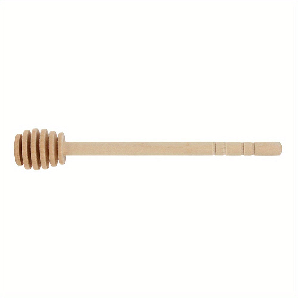 6-Inch Gourmet, High-Quality Wooden Honey Dipper - Perfect for Mixing, Serving Coffee, Tea, and in the Kitchen