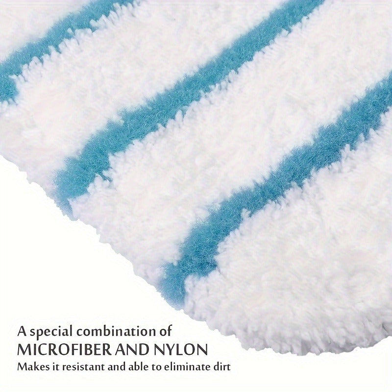 Get a bundle of 5 Microfiber & Nylon Steam Mop Pads made specifically for use with Black & Decker FSM1610/1630. These washable cloth refills are designed for efficient dirt removal and long-lasting durability. No need for batteries with these durable