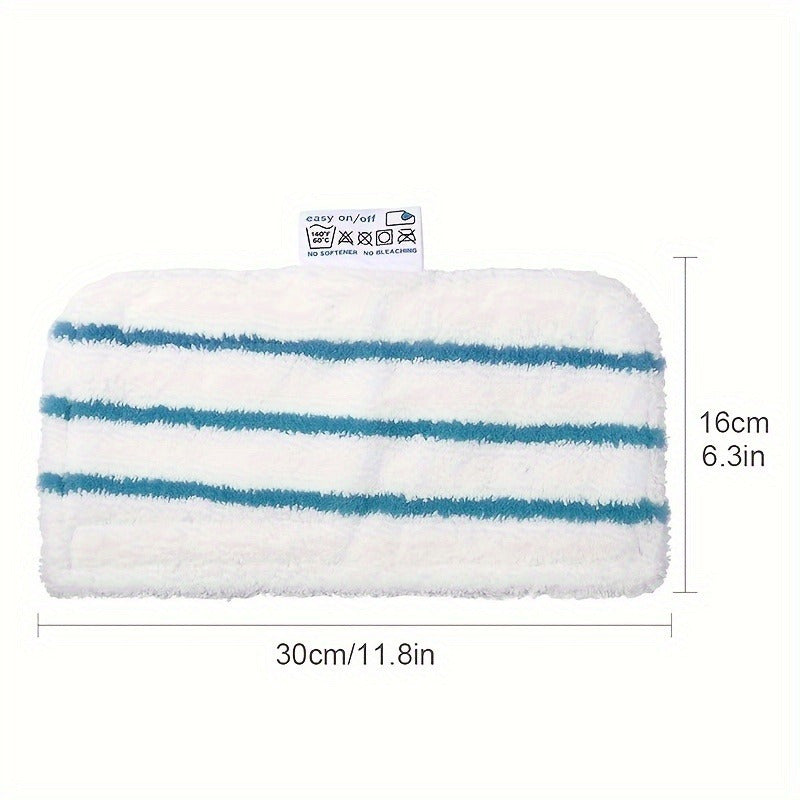 Get a bundle of 5 Microfiber & Nylon Steam Mop Pads made specifically for use with Black & Decker FSM1610/1630. These washable cloth refills are designed for efficient dirt removal and long-lasting durability. No need for batteries with these durable