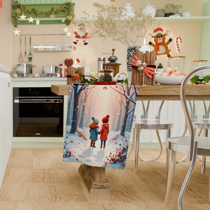 Merry Christmas Kitchen Decorations - 1 piece measuring 18 x 66.04 cm, Christmas Decorations IUHZM