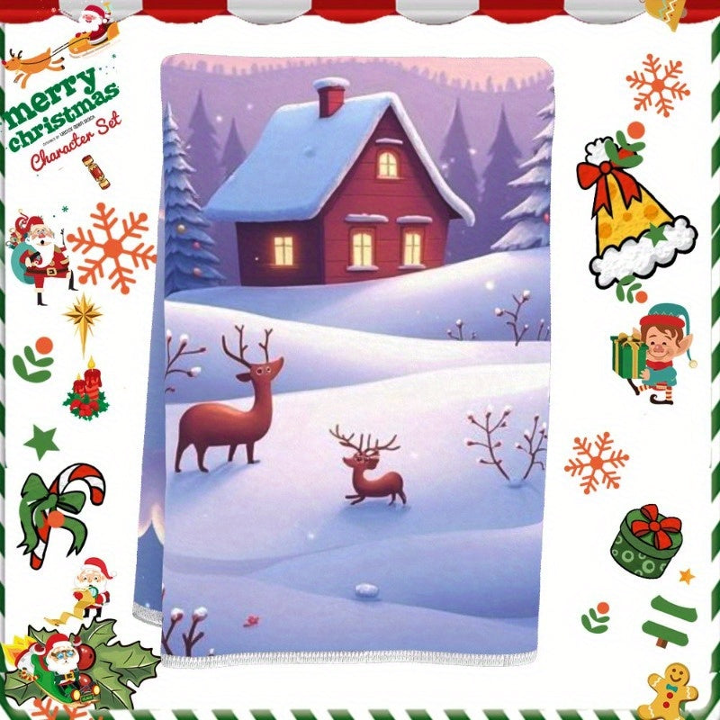 Get your hands on a single Christmas towel, measuring 18 by 66.04 cm, ideal for gifting.