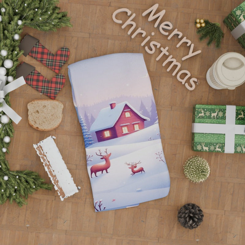 Get your hands on a single Christmas towel, measuring 18 by 66.04 cm, ideal for gifting.