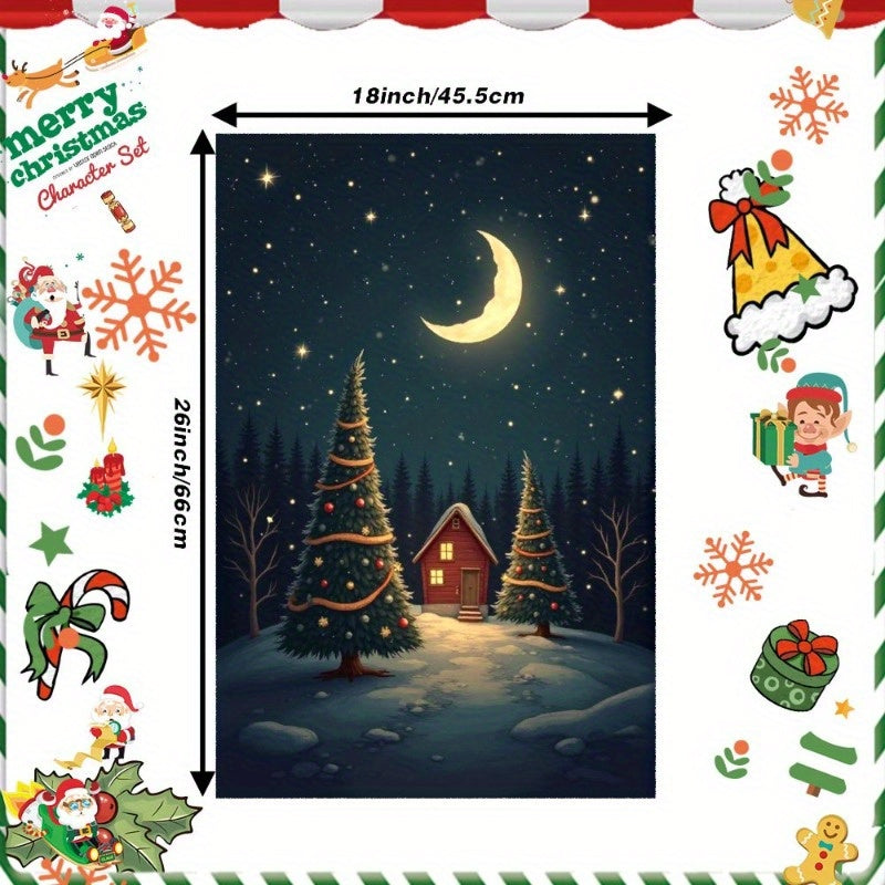 ASELR Christmas Towels Gifts, 1 piece measuring 18 by 66.04 cm