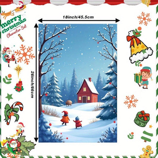 One piece of Christmas towels, measuring 18 by 66.04 cm, perfect for gifting. Designated with the code IKPZQ.