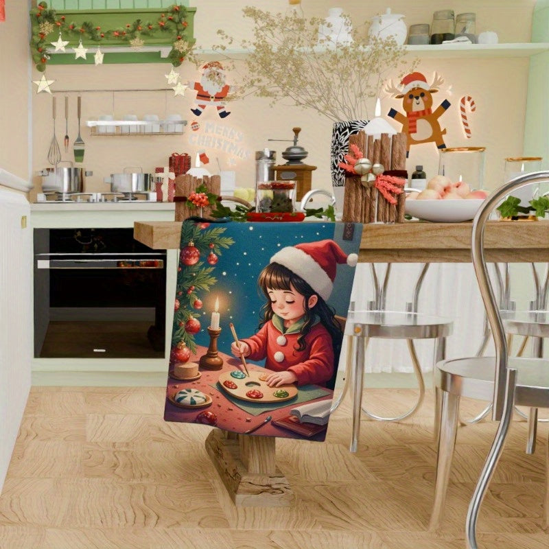 Get the perfect Christmas gift with this 18 by 66.04 cm Christmas towel!