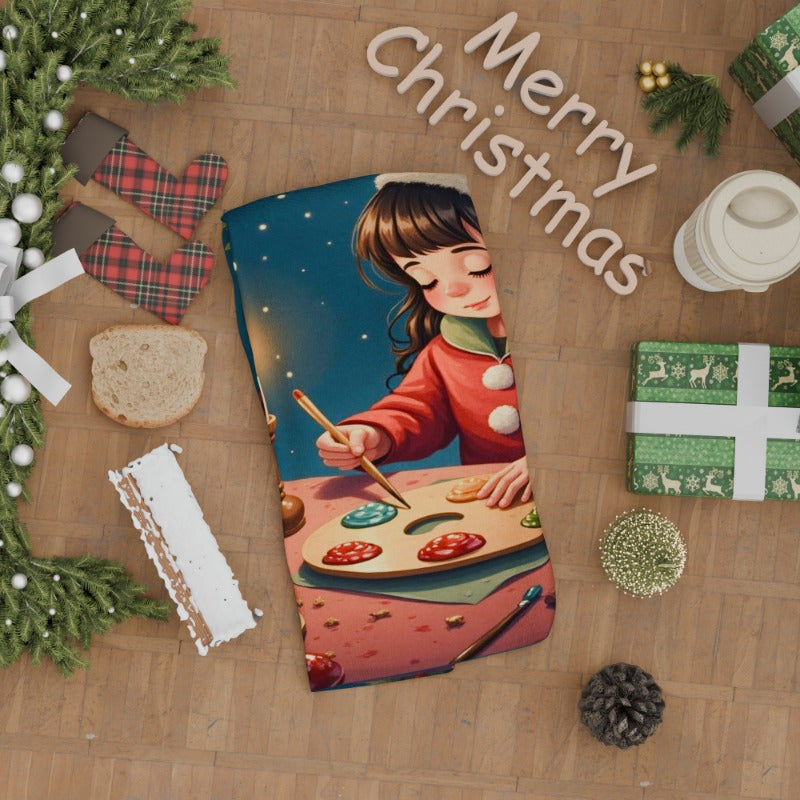 Get the perfect Christmas gift with this 18 by 66.04 cm Christmas towel!