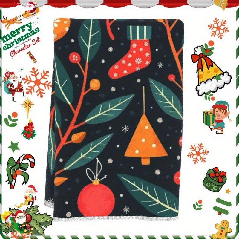 1 piece of Christmas towels measuring 18 by 66.04 cm, perfect as a gift. Brand: JLUNW