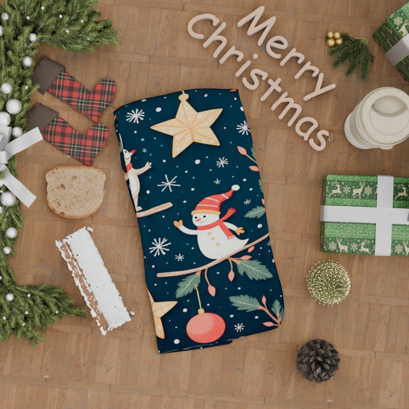 1 piece of Christmas towels measuring 18 by 66.04 cm; perfect as gifts from BENKM