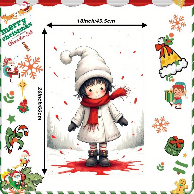 1 piece of Christmas Towel Gifts, measuring 18 by 66.04 cm, available in WHIOX