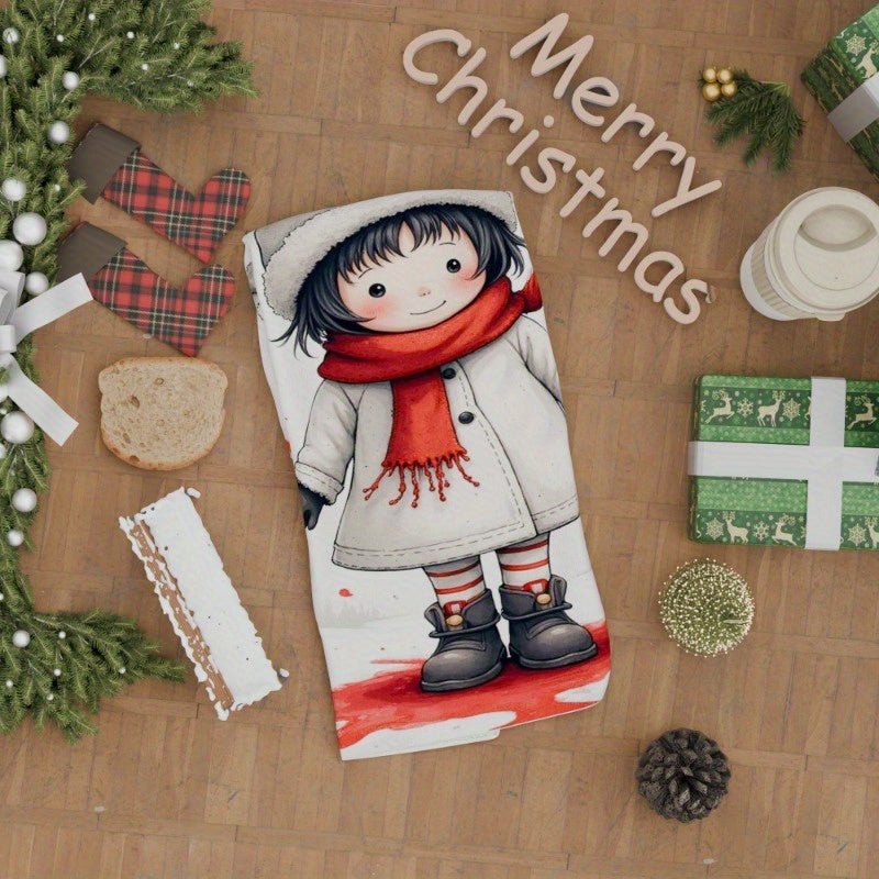 1 piece of Christmas Towel Gifts, measuring 18 by 66.04 cm, available in WHIOX