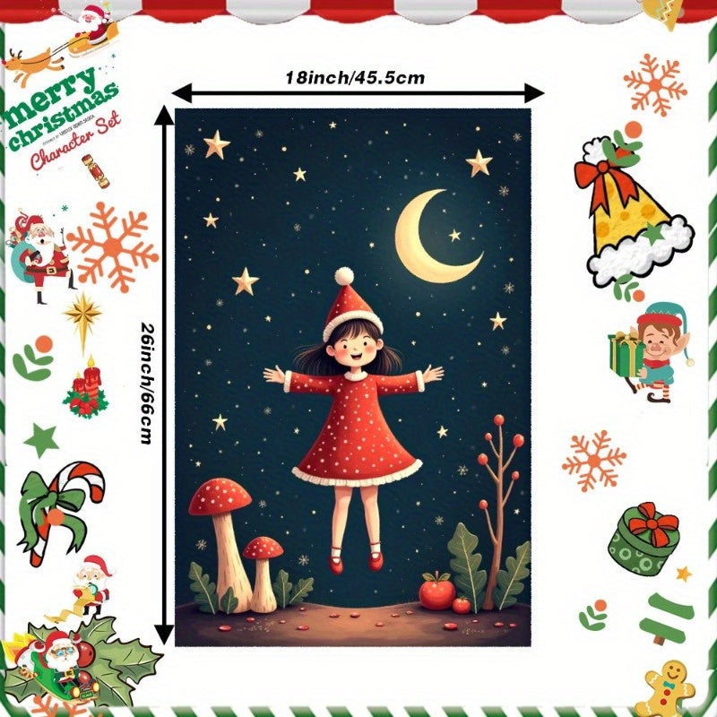 1 piece of Christmas towels measuring 18 x 66.04 cm, a perfect gift idea - RGFIM