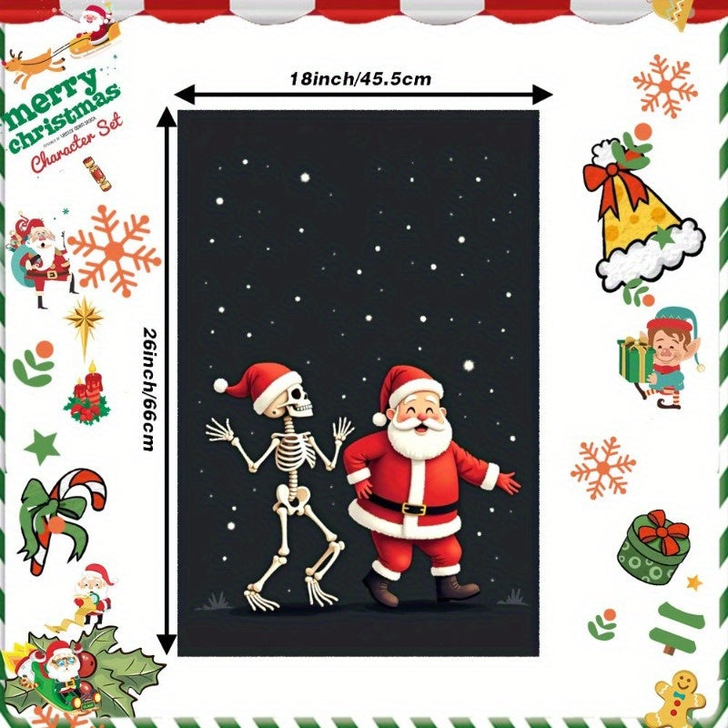 1 piece of 18 x 66.04 cm Christmas towels, great as gifts, code QWXSO.