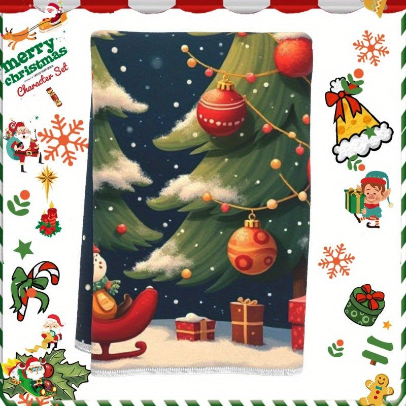 One piece of Christmas towels measuring 18 by 66.04 cm, a perfect gift with the code JGWTR.