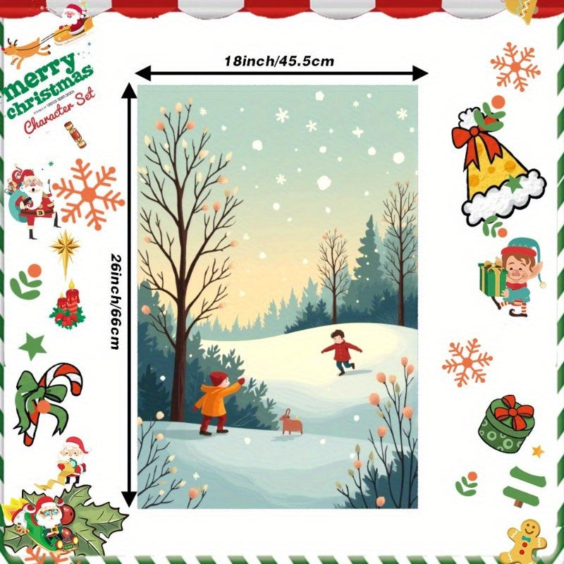 1 piece of 18 by 66.04 cm Christmas Towels - Gifts HQYWV