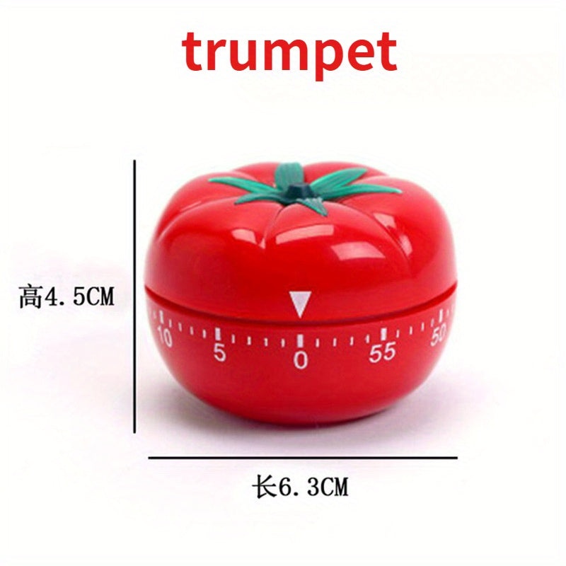 Pridola Cute Tomato Kitchen Timer - 1pc, Audible Countdown Cooking Tool with Precise Scale, Food Grade Plastic, Comfort Grip, Perfect for Cooking