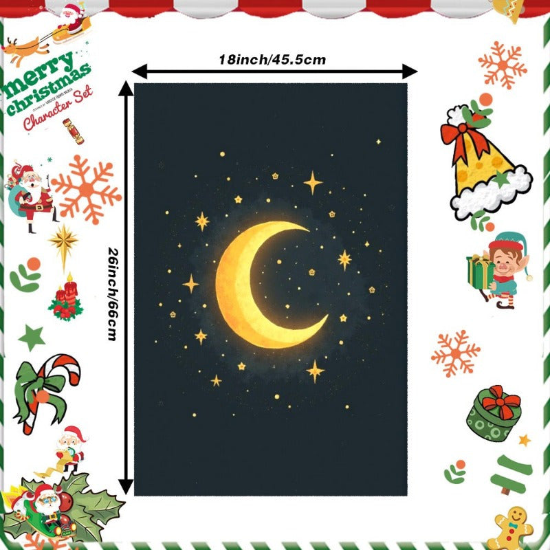 A single Christmas towel measuring 18 by 66.04 cm, ideal for gifting.