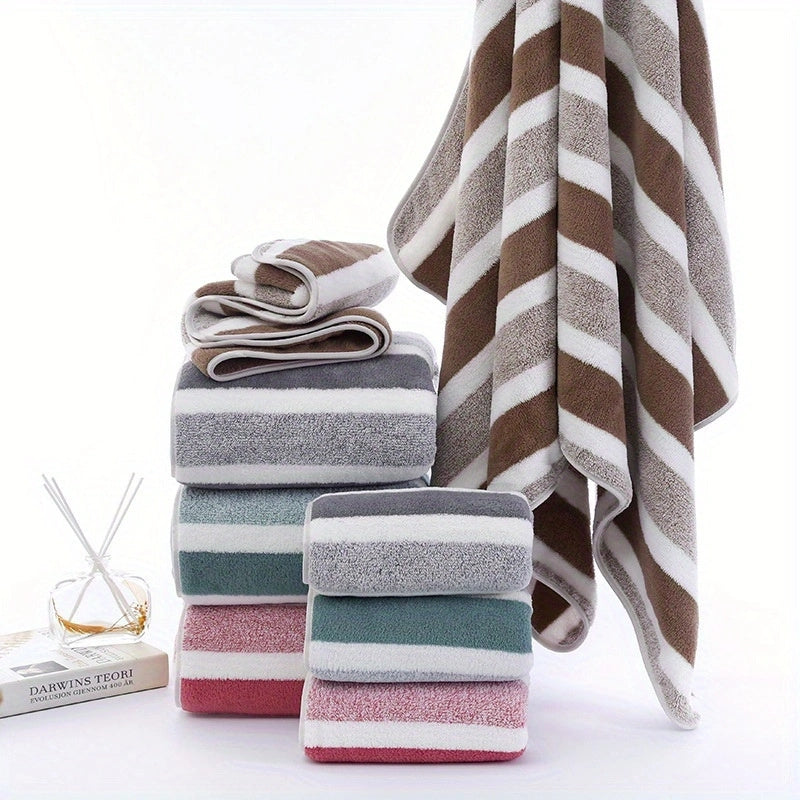 Recommend luxury towel combo: quick-drying, absorbent, and durable for RV, beach, and spa use.