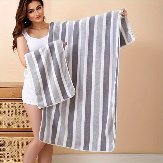 Recommend luxury towel combo: quick-drying, absorbent, and durable for RV, beach, and spa use.