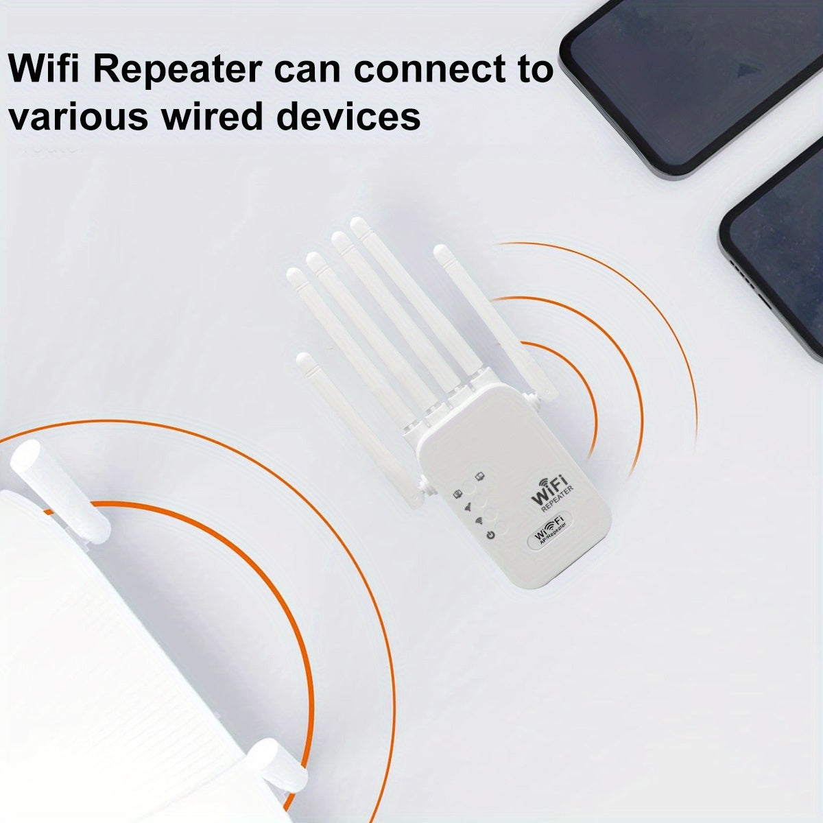 OEKE-Extreme WiFi6 Удлинитель WiFi с шестью антеннами, идеален для больших домов и многоквартирных вилл.