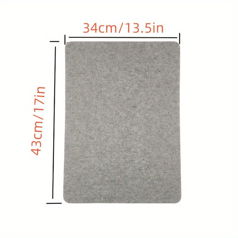 Thick Felted Wool Quilter's Pressing Mat - Ideal for Quilting, Sewing Projects, Small Appliances, and Bedroom Accessories - Heat Resistant Ironing Board - Long Lasting, Non-Slip, and Simple to Maintain