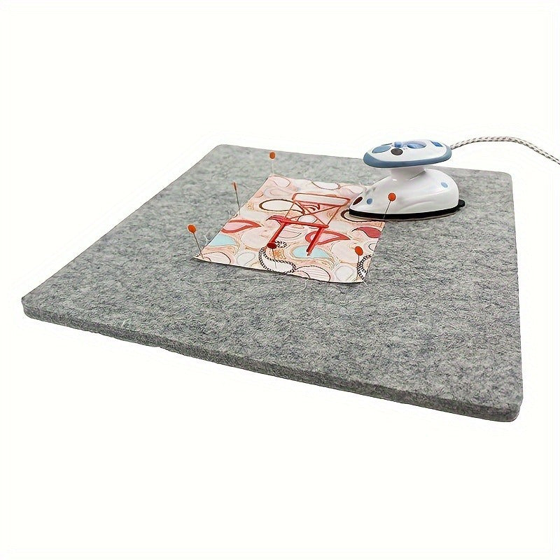 Thick Felted Wool Quilter's Pressing Mat - Ideal for Quilting, Sewing Projects, Small Appliances, and Bedroom Accessories - Heat Resistant Ironing Board - Long Lasting, Non-Slip, and Simple to Maintain