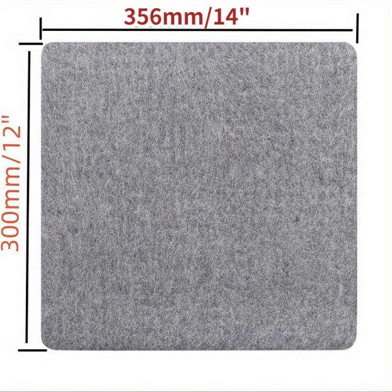 Thick Felted Wool Quilter's Pressing Mat - Ideal for Quilting, Sewing Projects, Small Appliances, and Bedroom Accessories - Heat Resistant Ironing Board - Long Lasting, Non-Slip, and Simple to Maintain