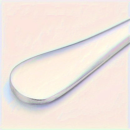 Set of 8 stainless steel long handle spoons for ice tea, coffee, and ice cream stirring. Dishwasher safe. Great kitchen accessories.