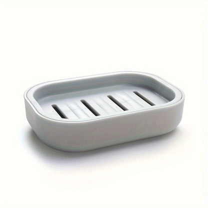 The All-Purpose Soap Box with Self-Draining Feature, Effortless Cleaning, Perfect for Use in Bathroom or Kitchen.