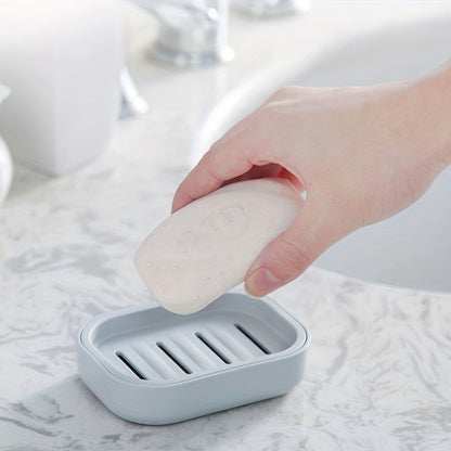 The All-Purpose Soap Box with Self-Draining Feature, Effortless Cleaning, Perfect for Use in Bathroom or Kitchen.