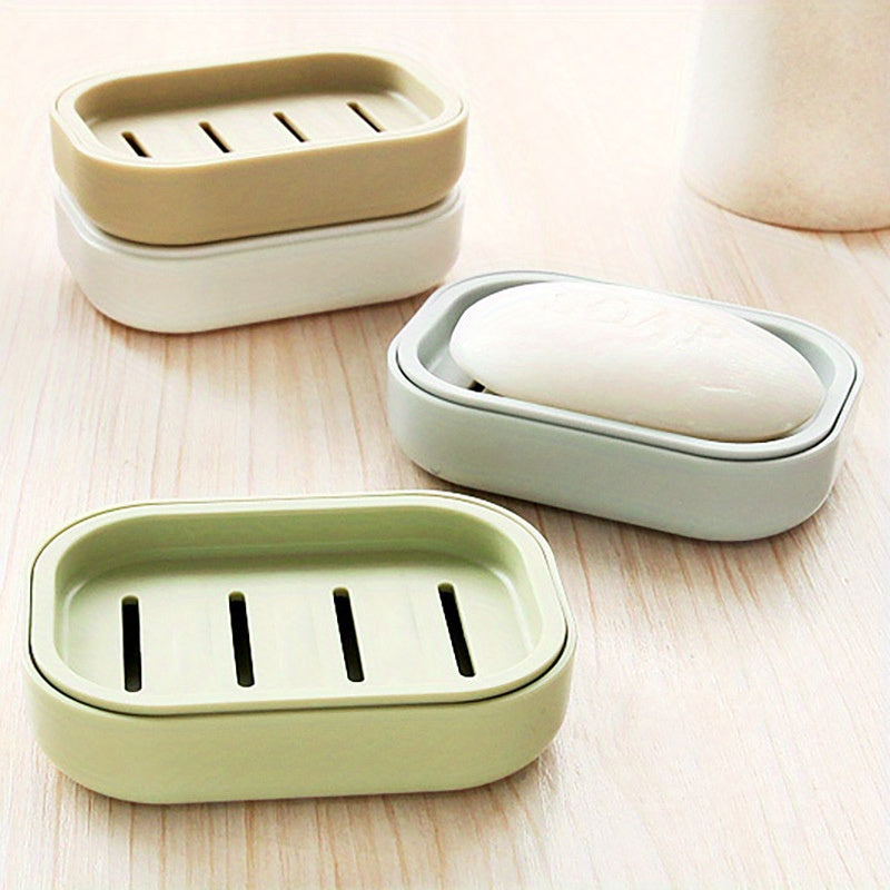 The All-Purpose Soap Box with Self-Draining Feature, Effortless Cleaning, Perfect for Use in Bathroom or Kitchen.