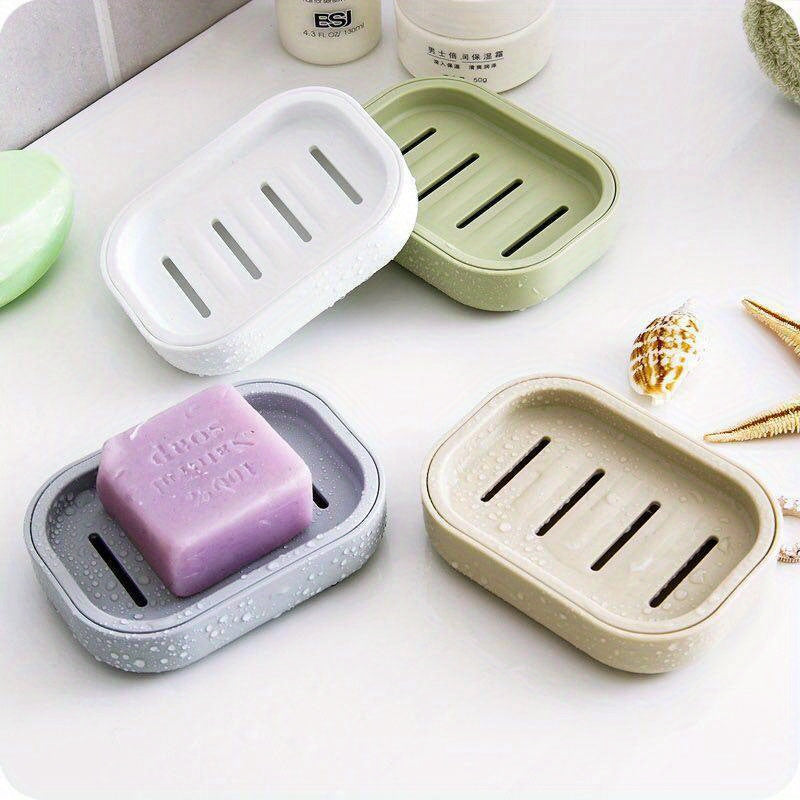 The All-Purpose Soap Box with Self-Draining Feature, Effortless Cleaning, Perfect for Use in Bathroom or Kitchen.