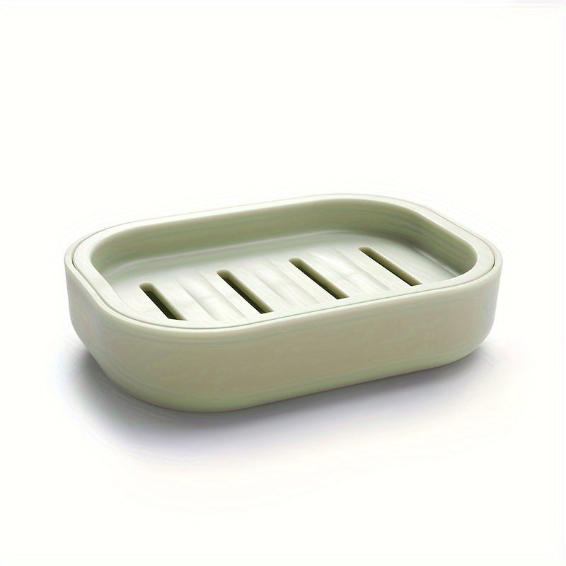 The All-Purpose Soap Box with Self-Draining Feature, Effortless Cleaning, Perfect for Use in Bathroom or Kitchen.