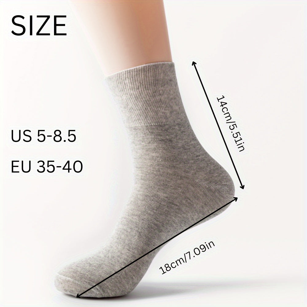 Non-binding diabetic socks, comfortable seamless knit, ideal for swollen feet and ankles - great gift for seniors, pregnant women, made of cotton.