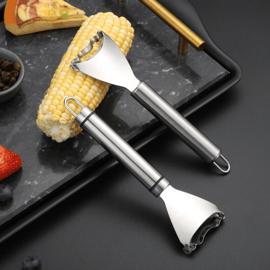 Stainless Steel Corn Stripper - Safe for Food Contact and Easy to Use for Home and Outdoor Kitchen- Removes Corn Kernels Effortlessly at Home