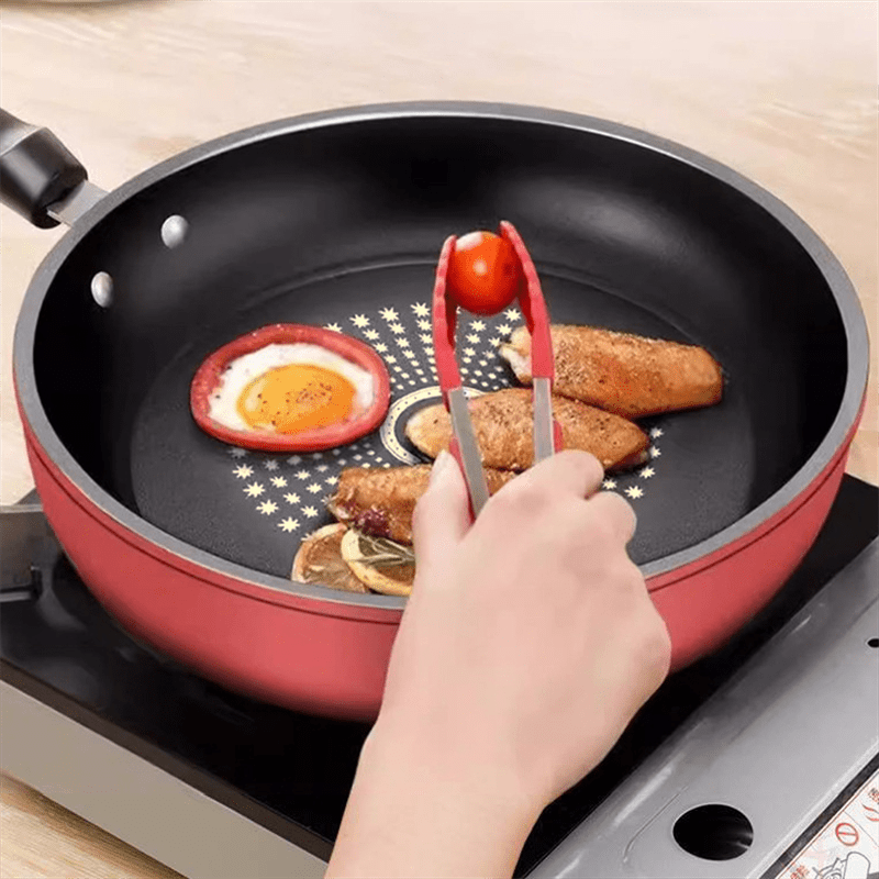 1pc 28cm (11.02") Iron Frying Pan - Heavy-Duty Non-Stick Skillet for RV Travel, Professional Kitchens, and Home Meals - Ideal for Searing Steaks, Flipping Pancakes, and Outdoor Cooking on