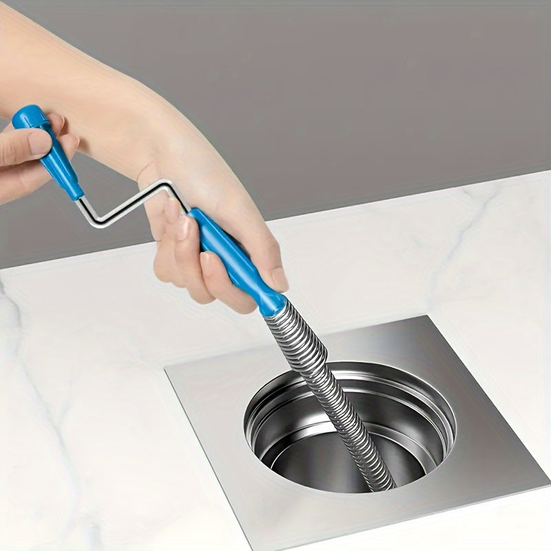 No need for batteries with this versatile drain clog remover tool. Ideal for unclogging sewers, toilets, kitchen and bathroom sinks, and bathtubs. A must-have for cleaning your home.