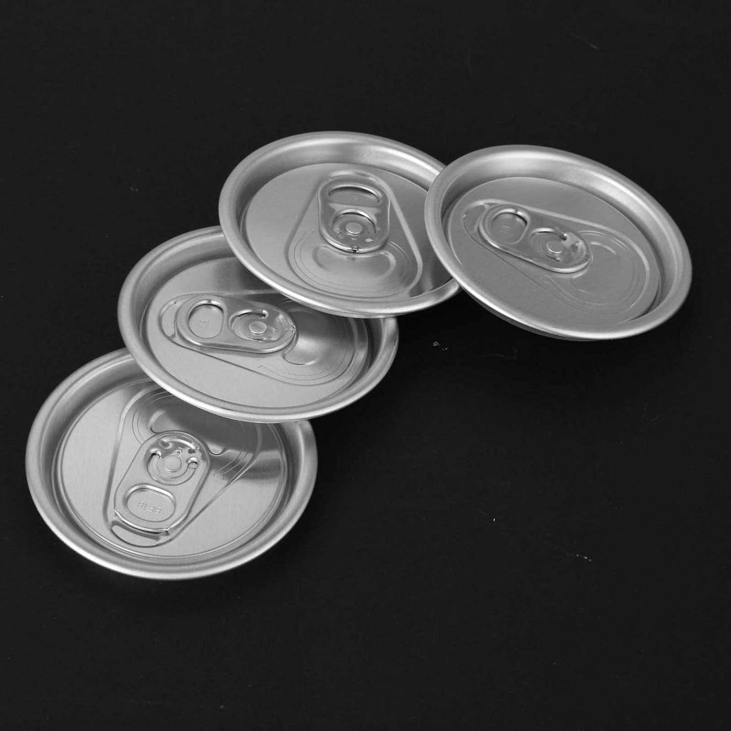 Set of 20 Aluminum Can Lids with Easy-Pull Tabs, Protective Covers for Beverages, Soda Cans, Ideal for Kitchen, Restaurants, Sturdy Container Accessories