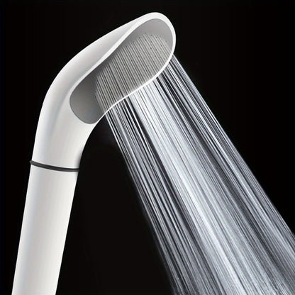 High-pressure shower head with water-saving filter and universal rainfall nozzle, suitable for home, bathroom, gym, and shower stall. Made of durable materials and compatible with internal