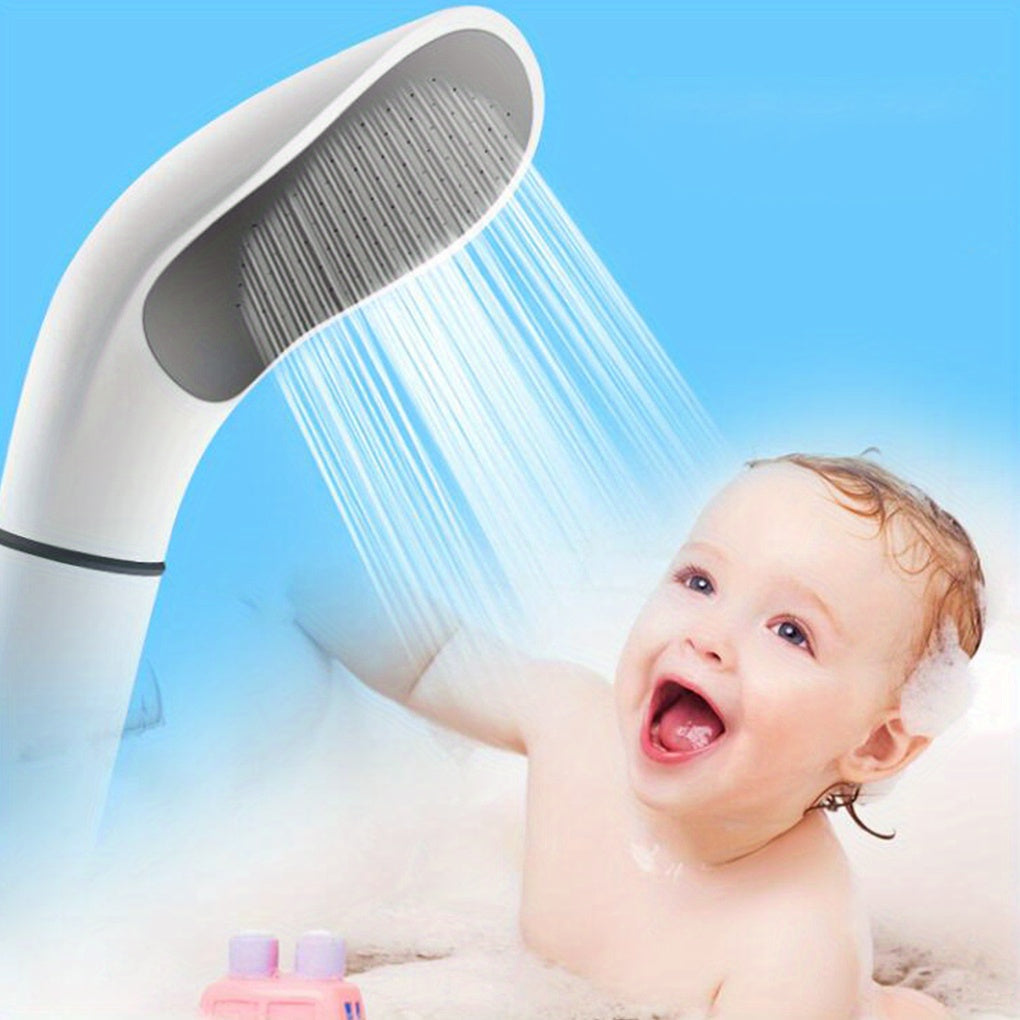 High-pressure shower head with water-saving filter and universal rainfall nozzle, suitable for home, bathroom, gym, and shower stall. Made of durable materials and compatible with internal